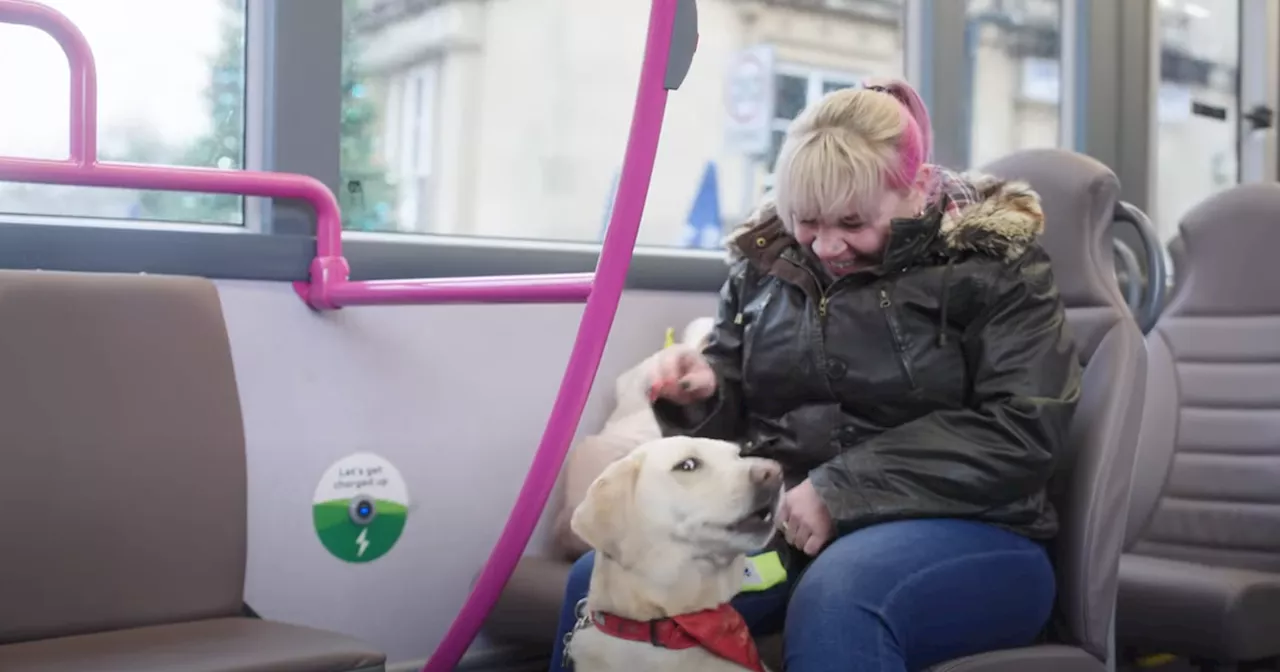 Lanarkshire woman devastated by sight loss regains confidence thanks to guide dog