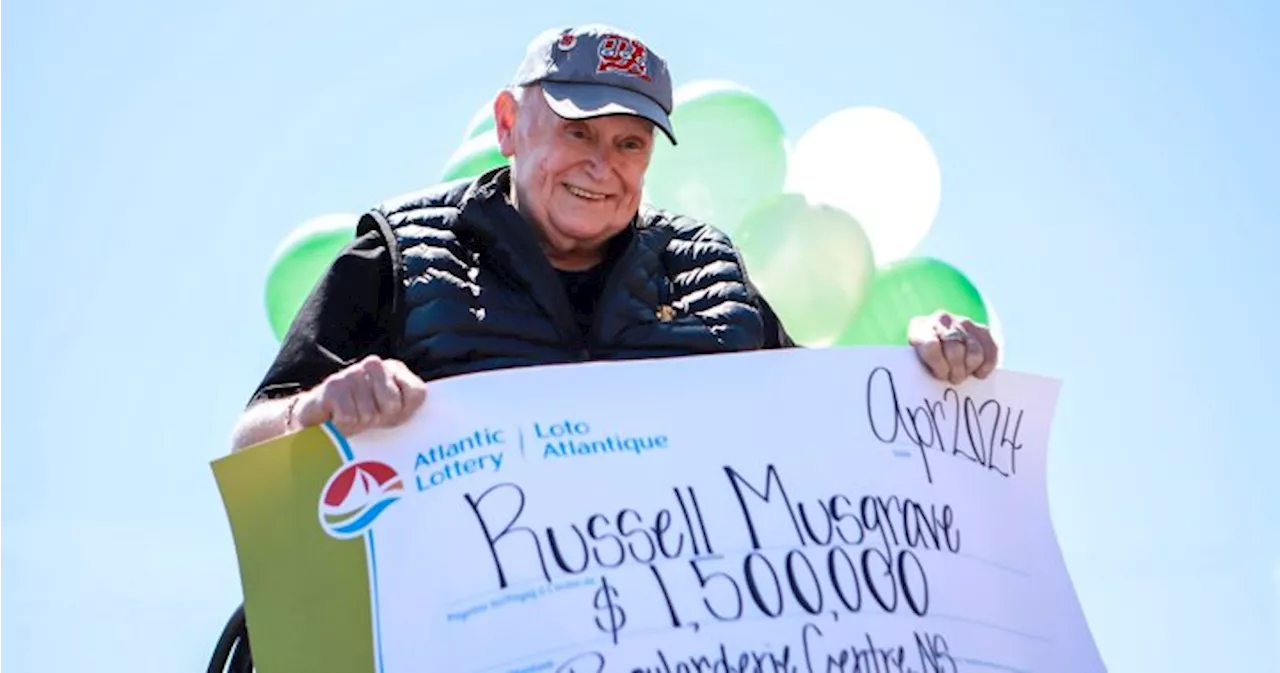 ‘I feel great’: Nova Scotia man wins $1.5M after buying $200 in lottery tickets