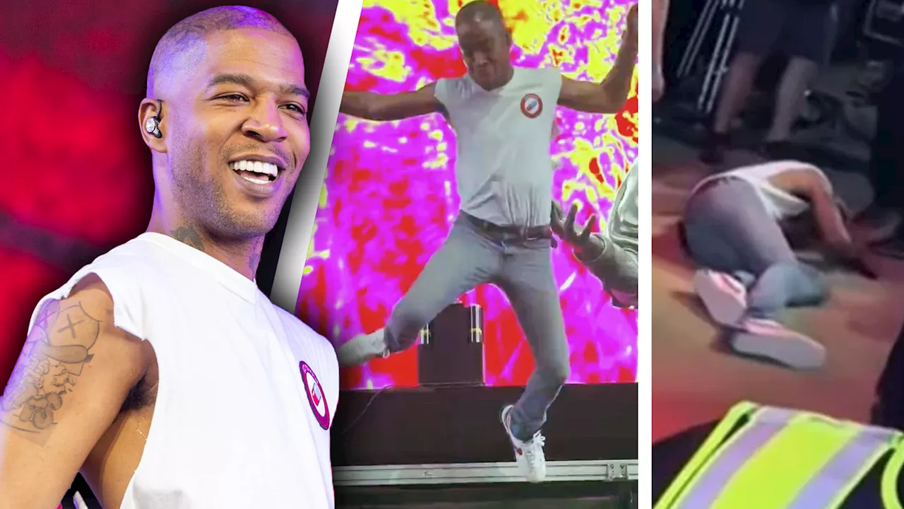 Rapper Kid Cudi springt von Bühne und bricht sich Bein