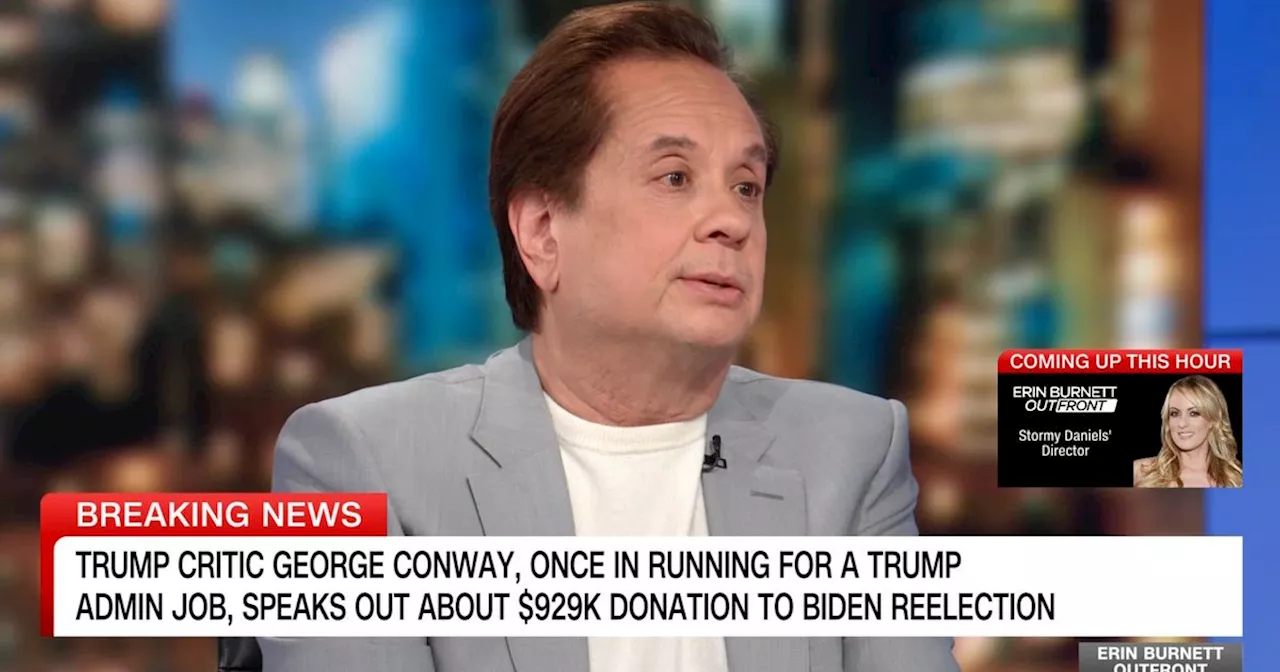 George Conway Explains Why He Donated Nearly $1 Million To Biden Reelection Fund