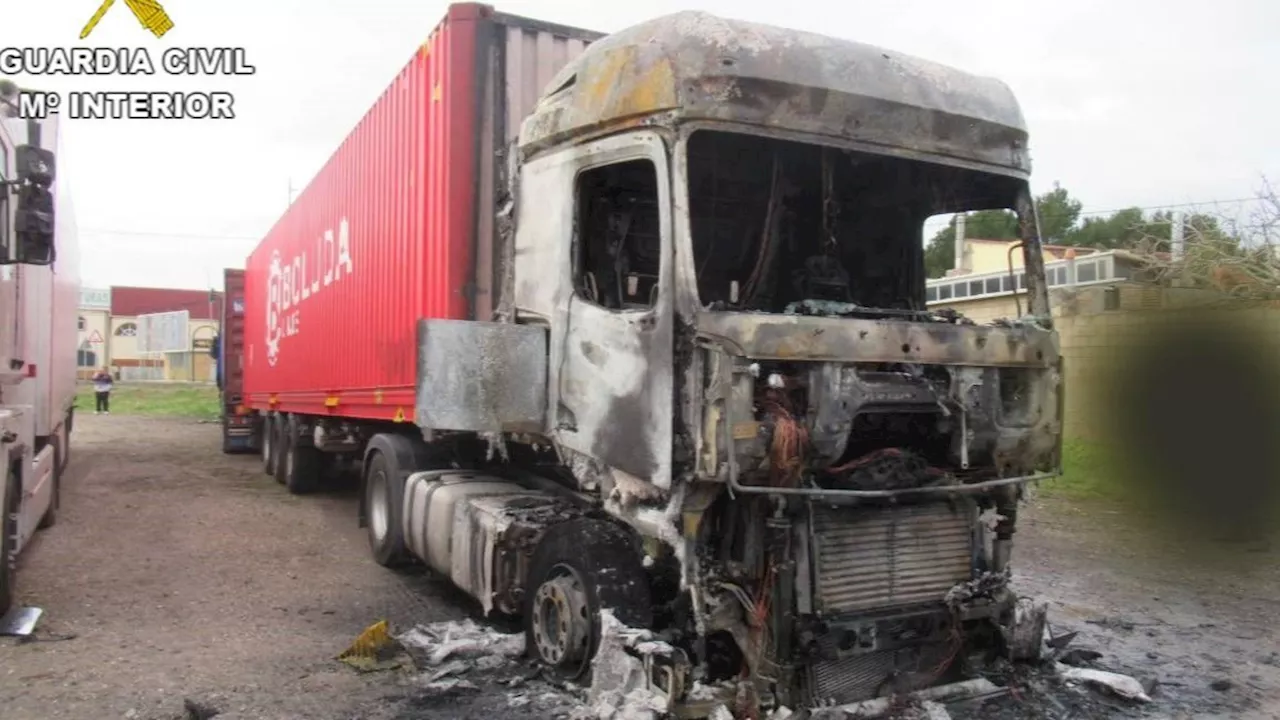 Detienen al autor del incendio intencionado de dos camiones en Chiclana de la Frontera