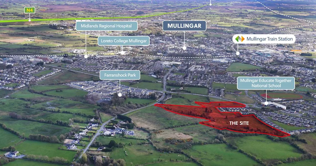 Mullingar land with full planning in place for 207 homes guiding at €4.5m