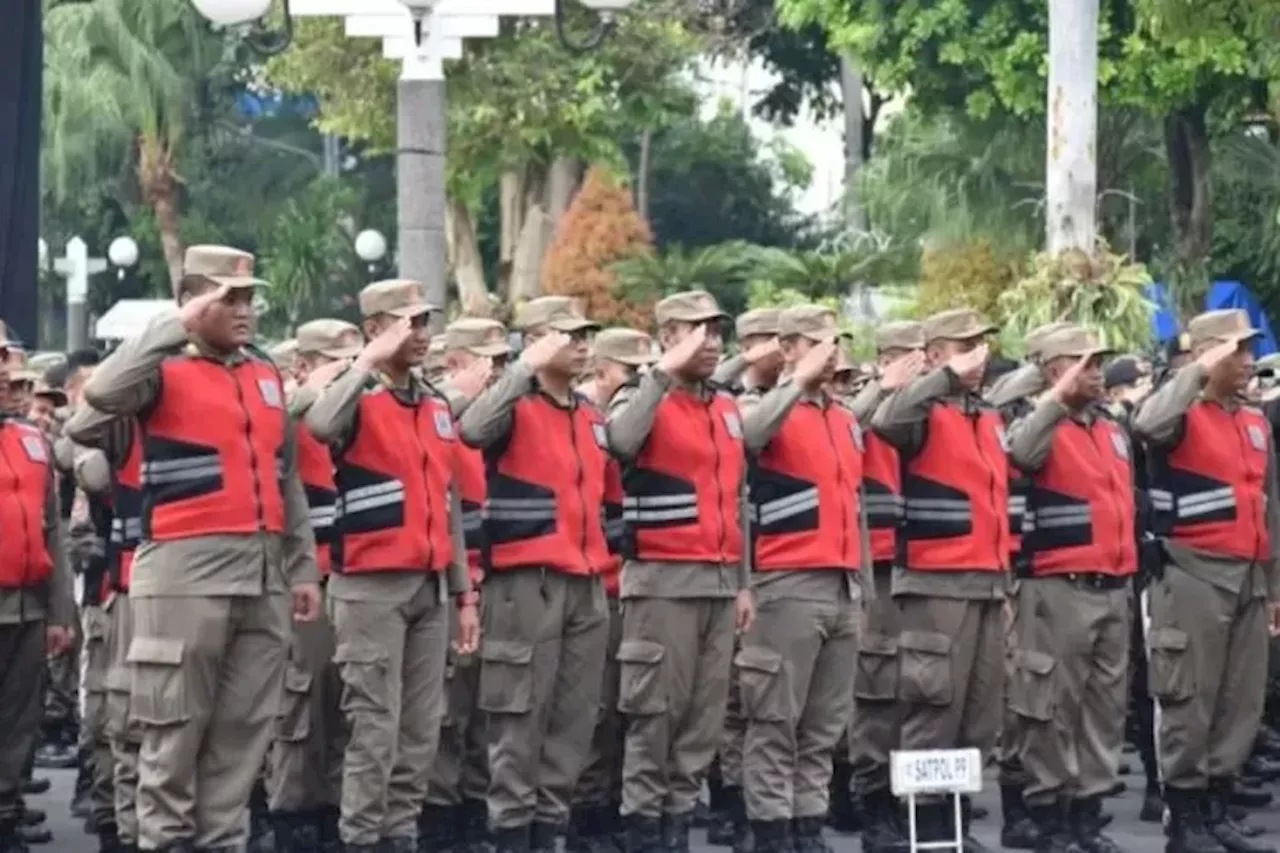 Jelang Hari Otoda, Satpol PP Perketat Pengawasan di Wilayah Surabaya