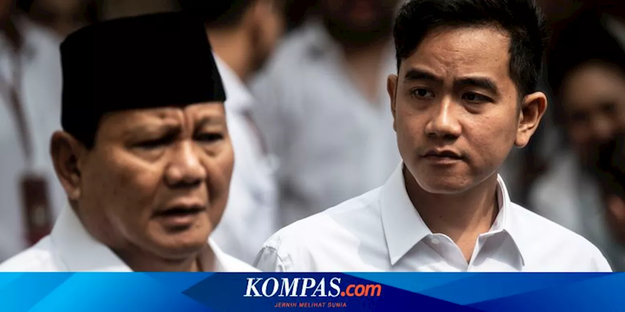 Resmi Ditetapkan sebagai Presiden dan Wakil Presiden Terpilih, Kapan Prabowo-Gibran Dilantik?