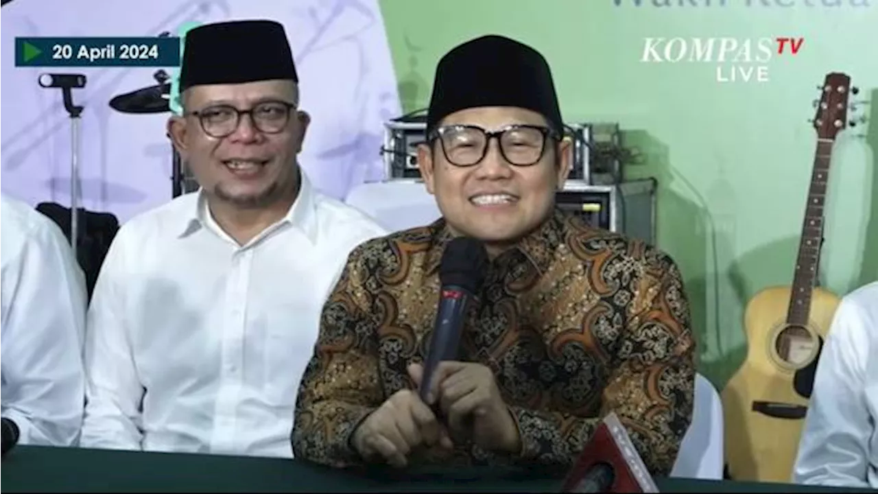 Cak Imin Ucapkan Selamat kepada Prabowo-Gibran yang Ditetapkan sebagai Presiden dan Wapres Terpilih