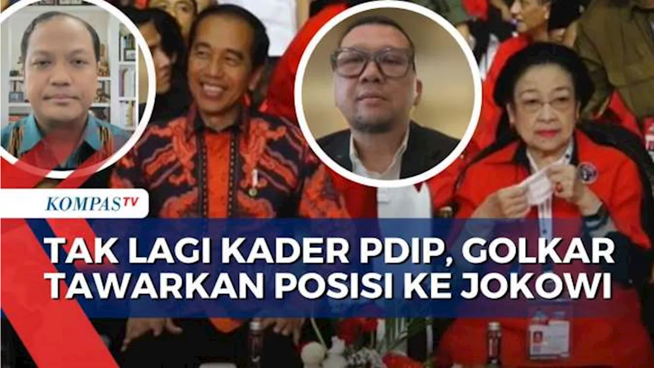 PDIP Tegaskan Jokowi Bukan Lagi Kader, Golkar Tawarkan Posisi ke Jokowi