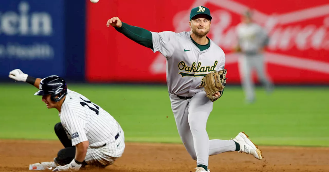 A's lose to Yankees 4-3 after early 2-run homer by Anthony Rizzo