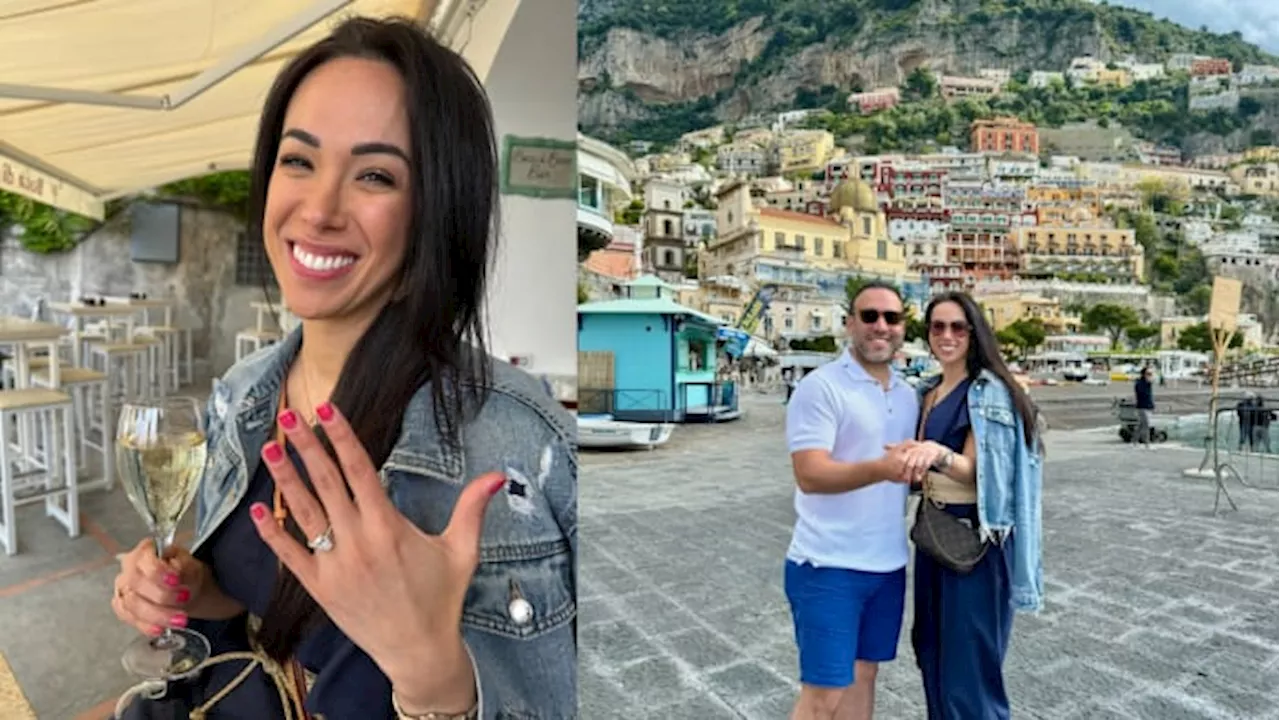 KPRC 2′s Bill Barajas pops the question to fiancée Carla Salinas in Italy