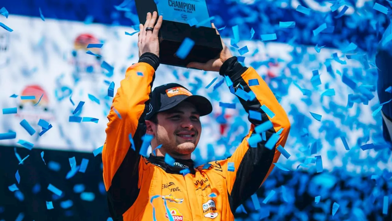 Pato O'Ward gana su primera carrera del año en IndyCar por descalificación de otros pilotos