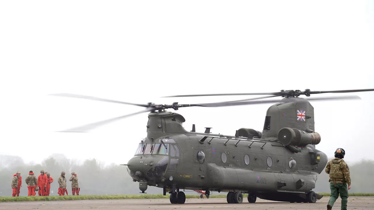 British army helicopters fly to Finland in 'largest Nato exercise since Cold War'