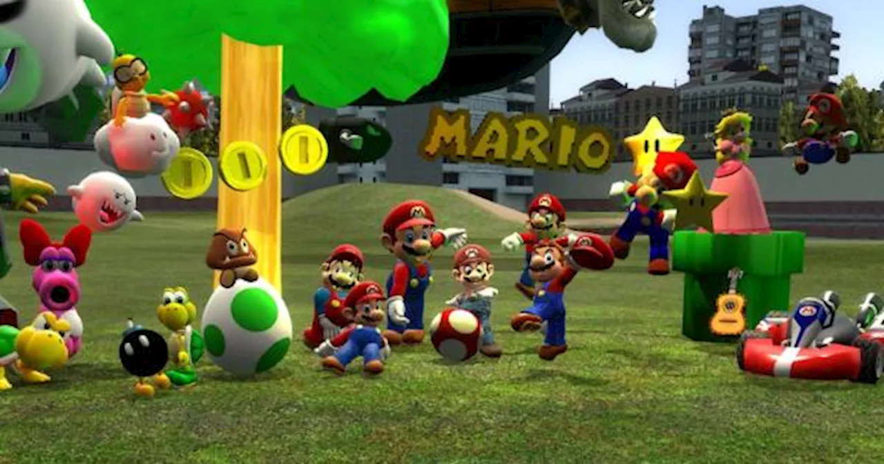 Garry’s Mod: Nintendo obliga a eliminar 20 años de contenido de Mario y otras franquicias