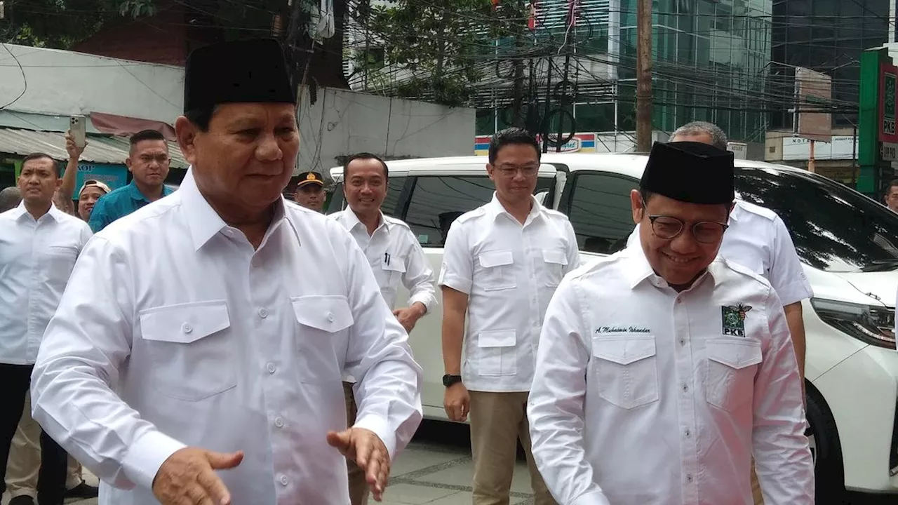 Prabowo: Saya Tidak Tahu Ilmunya Gus Imin Apa, Walau Persaingan Ketat Tapi Kita Tetap Senyum