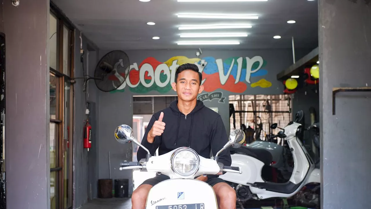 Tak Hanya Garang di Lapangan, Kapten Timnas U23 Rizky Ridho Juga Hobi Pelihara Vespa