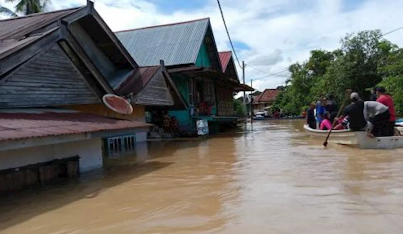 Banjir di Tiga Kecamatan Musi Rawas Utara Sumsel Mulai Surut