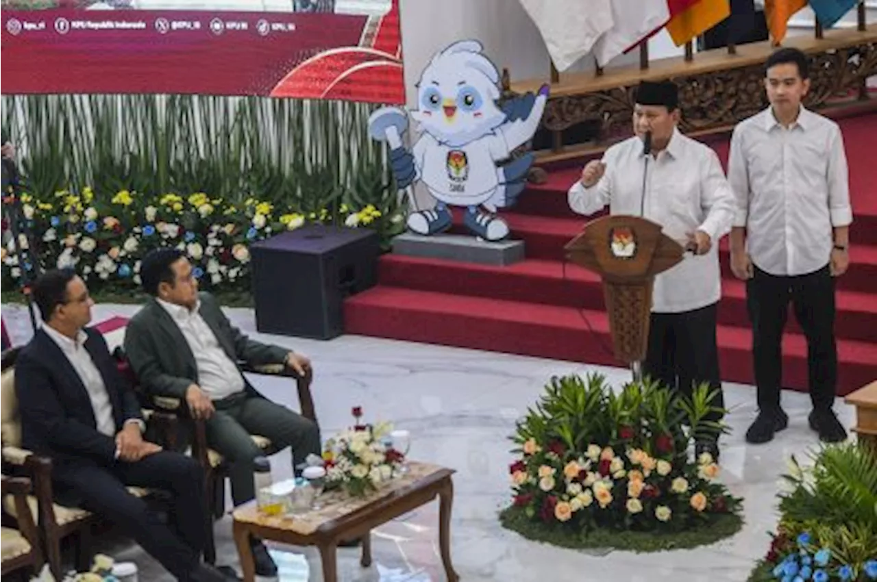 KPU Tetapkan Prabowo-Gibran Presiden dan Wakil Presiden Terpilih