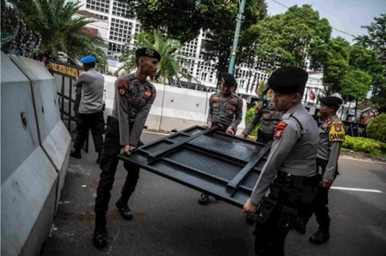 Pengamanan Penetapan Presiden dan Wakil Presiden Terrpilih di KPU