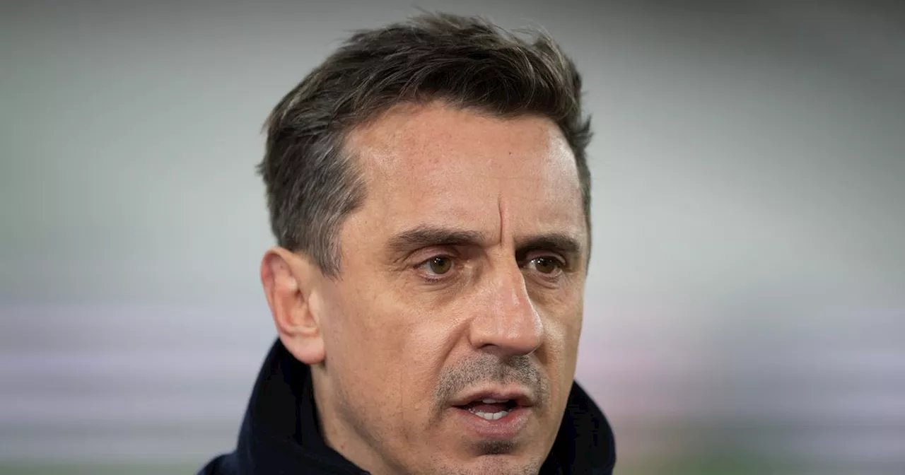 Gary Neville's reaction to Sheffield United goal against Man Utd says it all