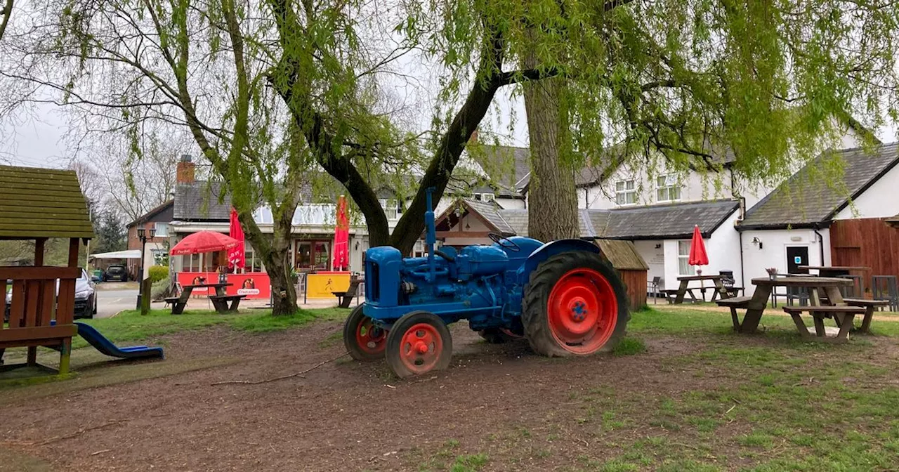 The village pub with a 165ft zip wire, tractor and ducks for families to feed