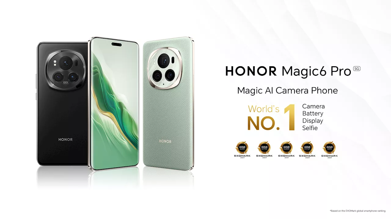 The World’s No.1 AI Camera Phone: HONOR Magic6 Pro is confirmed to arrive in PH!