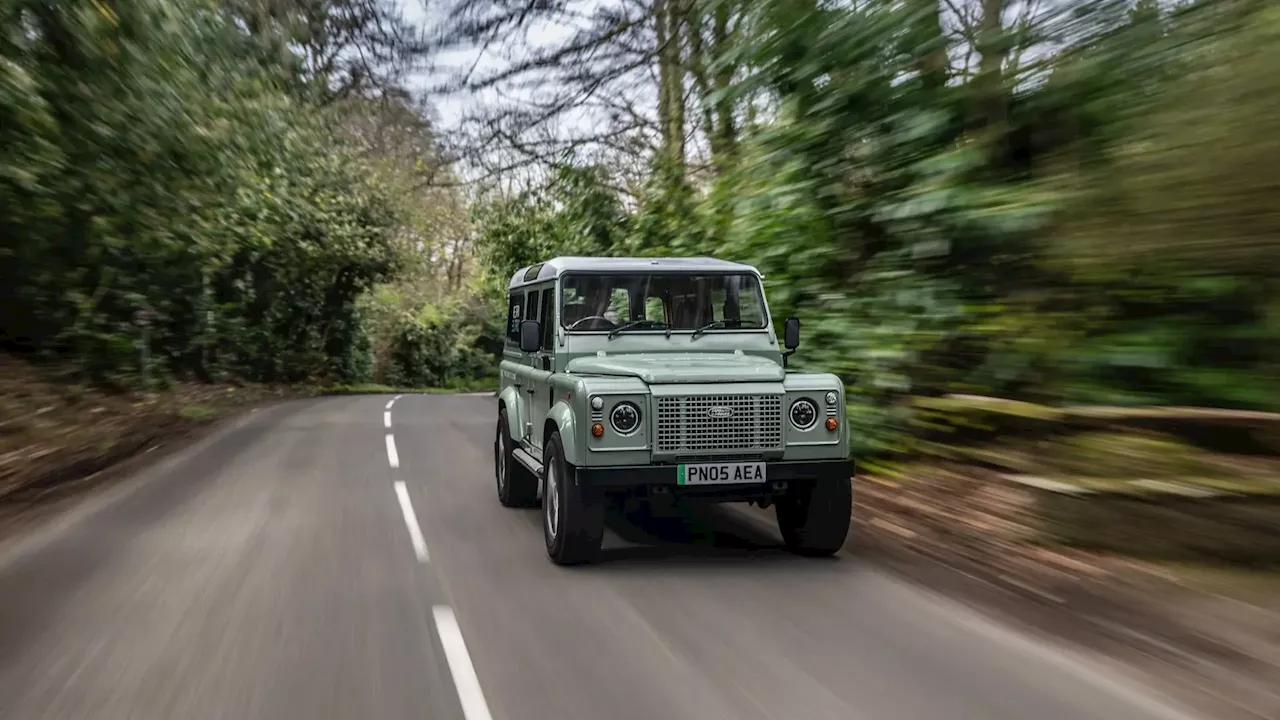 Land Rover Defender electric restomod uses in-wheel motors