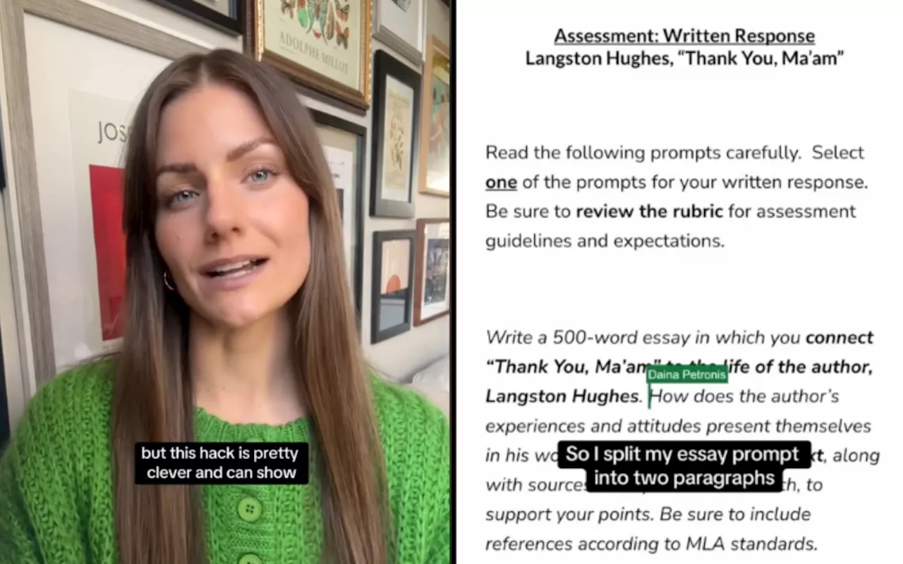 Teacher's 'Clever' Hack For Catching Students Using ChatGPT On Essay