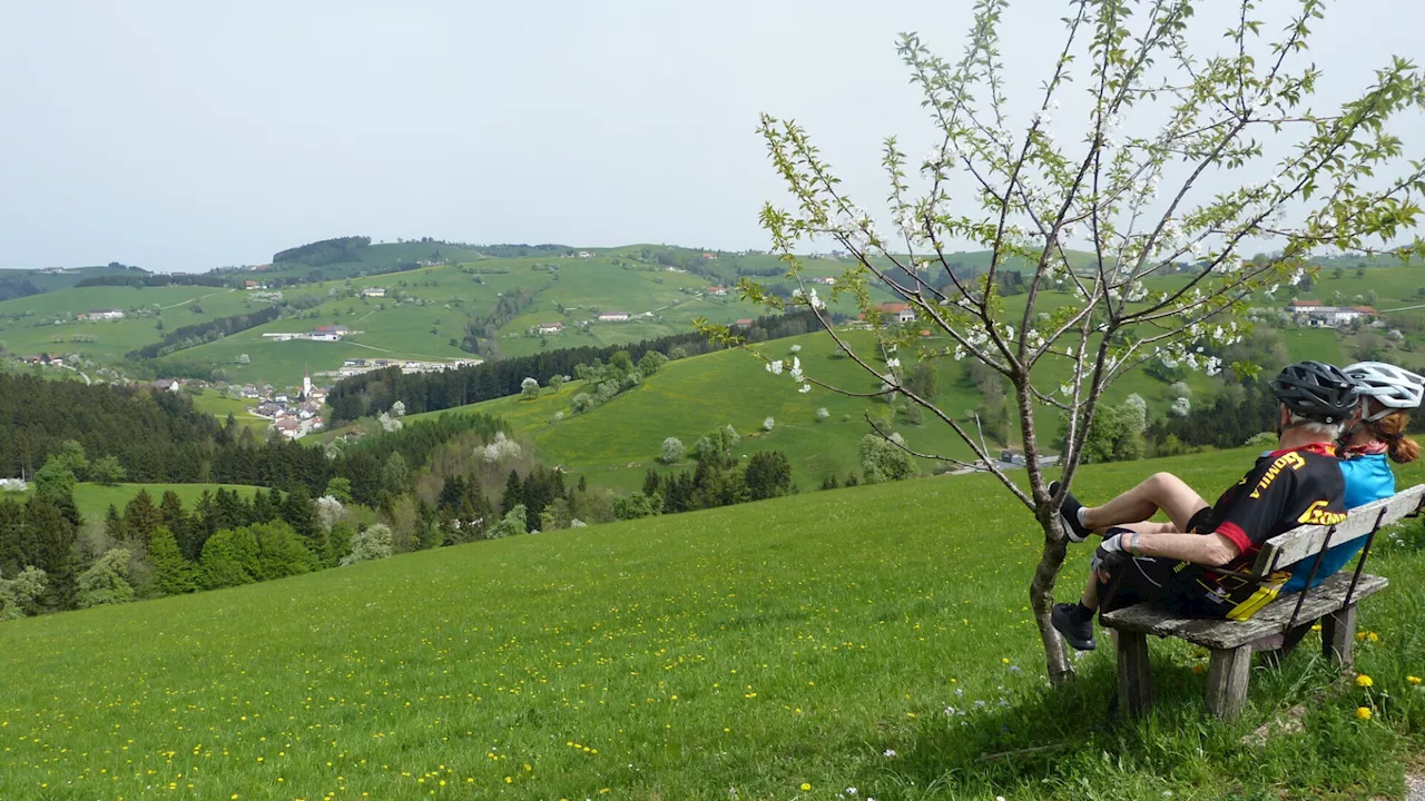 Die Stiftsblick-Radroute ist eine steile Angelegenheit