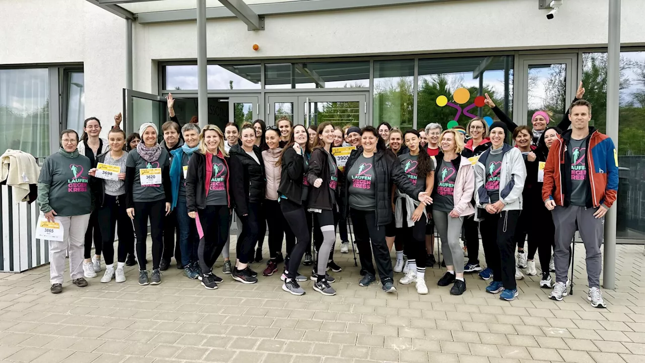 Strasshofer Schulen beteiligten an der Aktion „Laufen gegen Krebs“