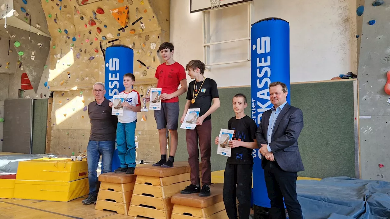 Waidhofner Lars Offenberger ist Landesmeister im Bouldern