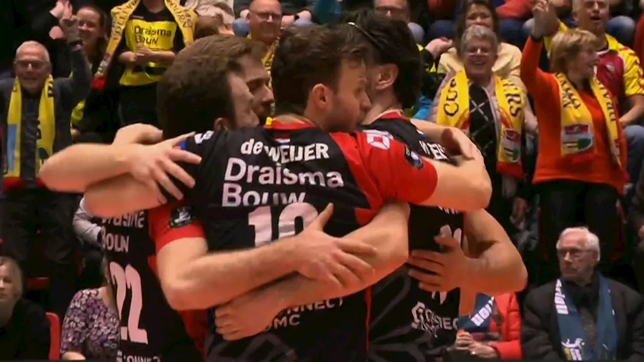 Volleyballers Dynamo brengen in nieuwe thriller spanning terug in titelstrijd