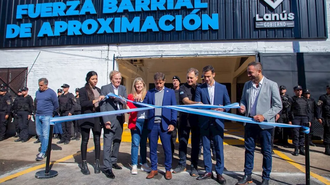 Lanús: Julián Álvarez y Axel Kicillof inauguraron la nueva sede de operaciones de FBA