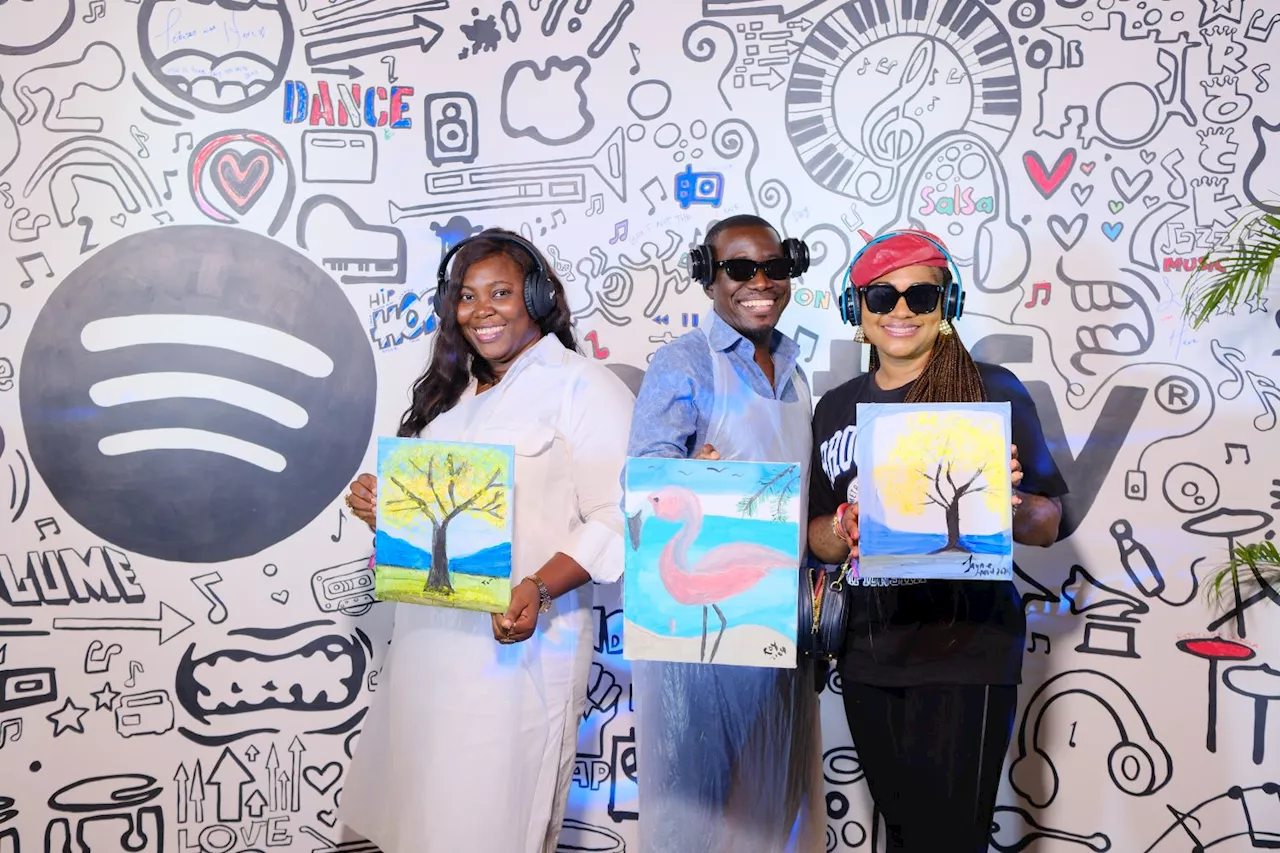 All about Spotify’s Daylist-inspired ‘Sip and Paint’ Lagos event (PHOTOS)