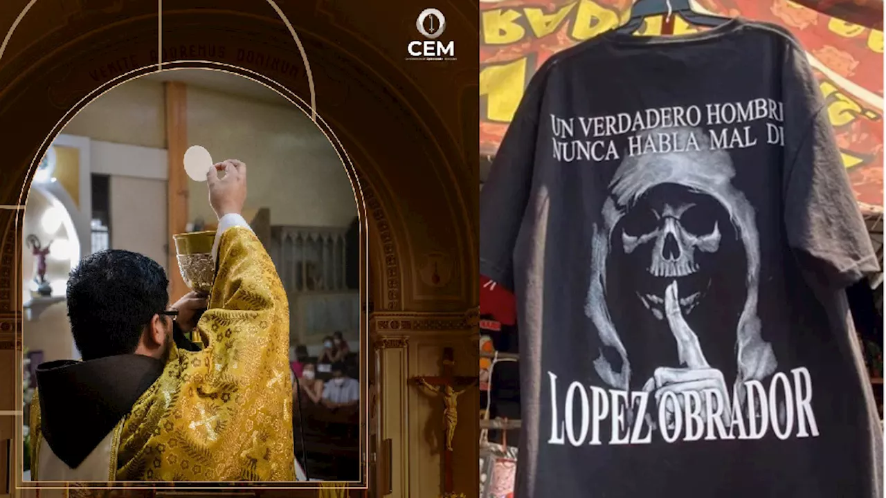 Playeras de AMLO relacionadas con la Santa Muerte son condenadas por la Iglesia católica