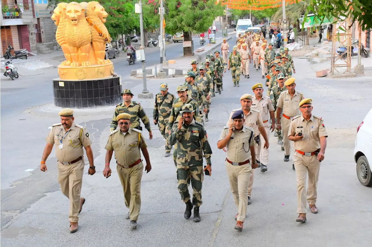 मतदान केंद्रों पर 6092 पुलिस अधिकारी और सुरक्षाकर्मी होंगे तैनात, 340 क्रिटिकल बूथों पर सशस्त्र जवान