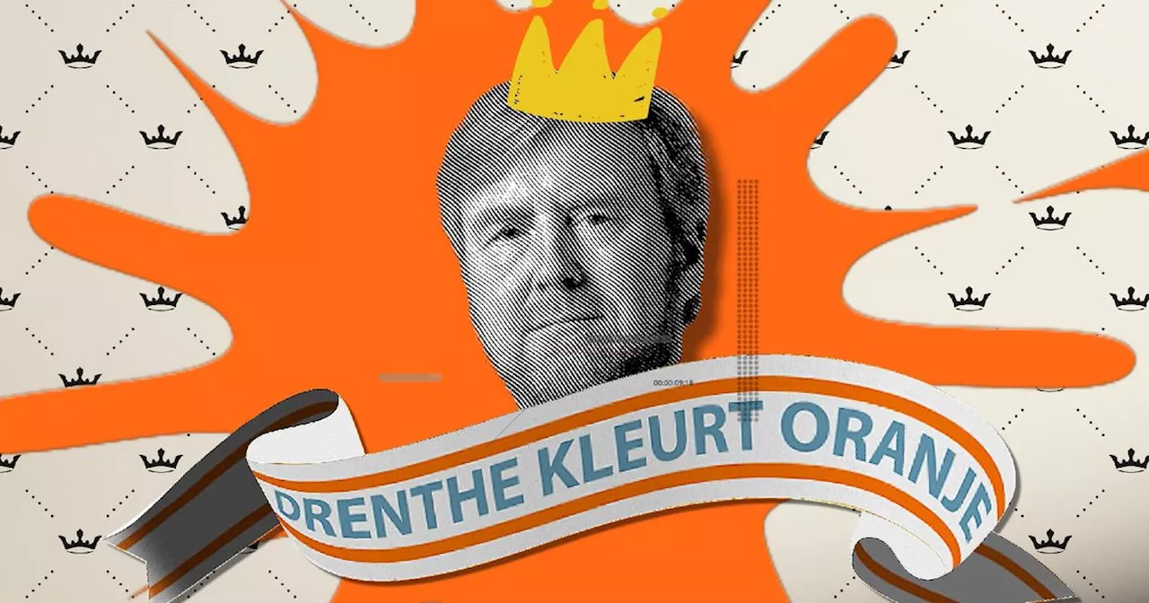 Drenthe kleurt Oranje: 'Geniet van het leven, volgens mij doet-ie dat ook'