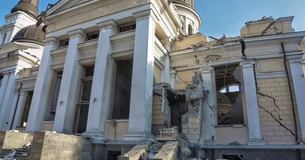 Italy says to sign deal to rebuild Ukraine's Odesa and its cathedral