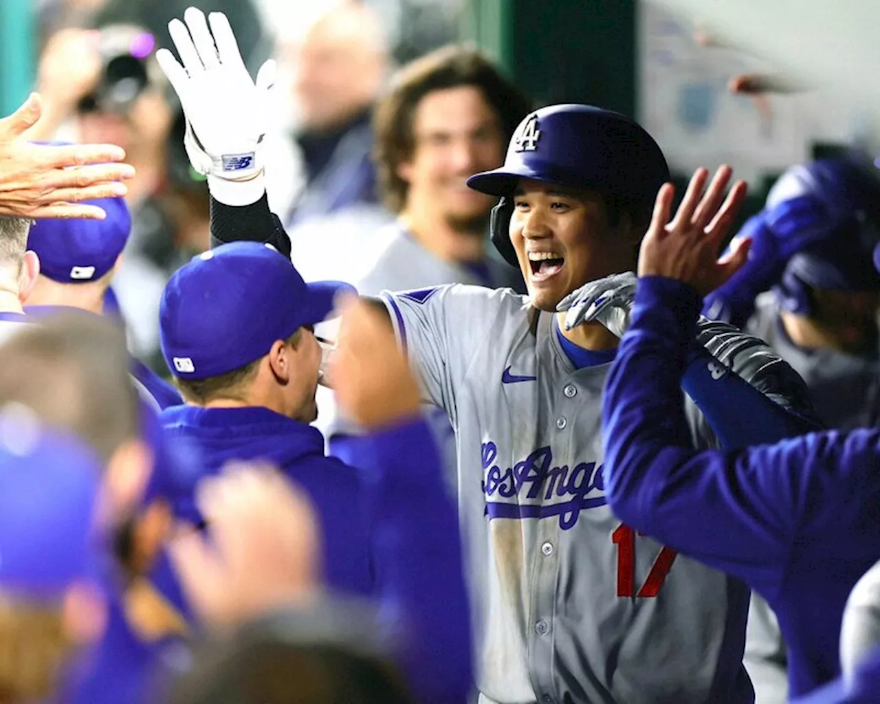 大谷翔平 自己最速191キロ弾!ド軍最長飛距離弾にドジャースも驚き「Wow」「ロケット」（2024年4月24日）｜BIGLOBEニュース