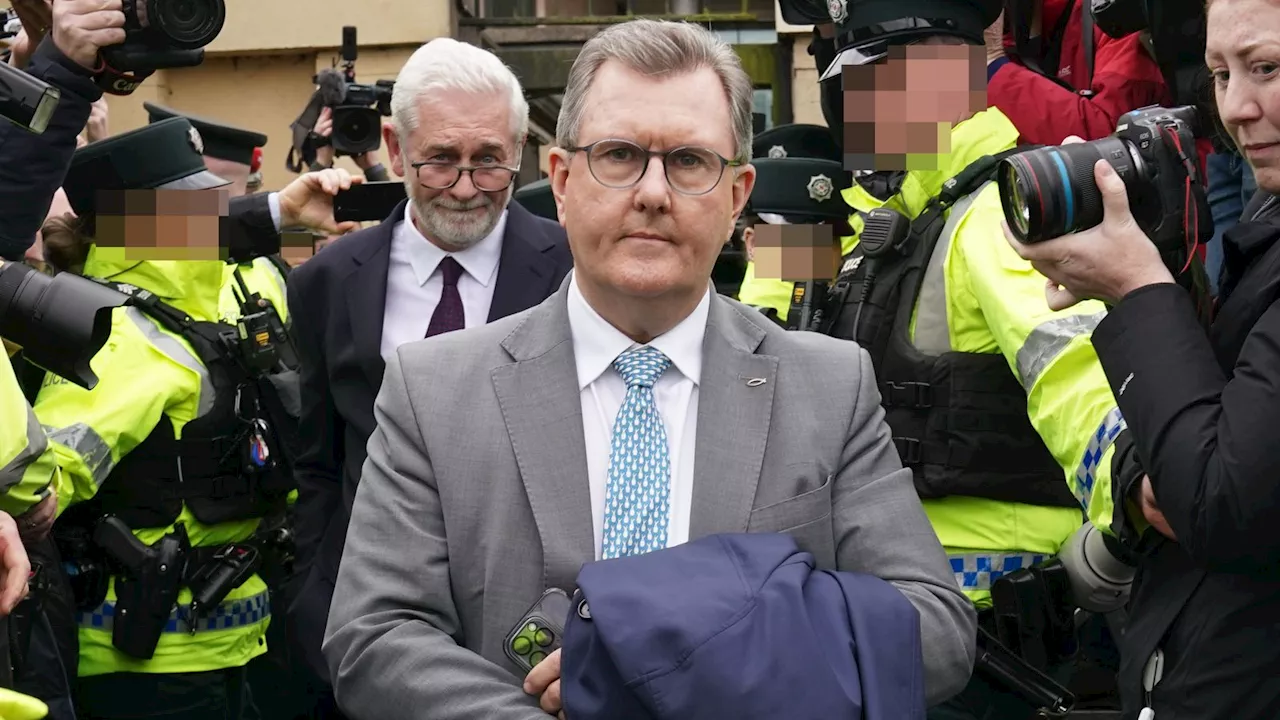 Ex-DUP leader Jeffrey Donaldson in court charged with rape - his wife charged with aiding him