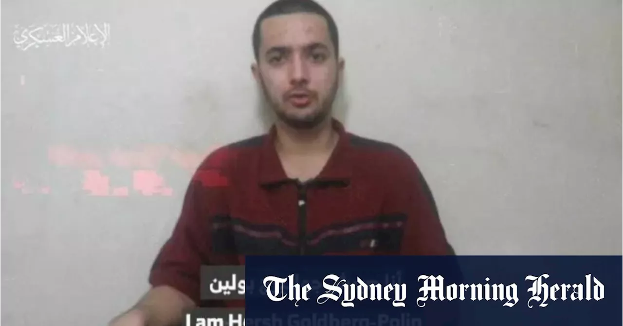 Hamas issues video showing Israeli hostage Hersh Goldberg-Polin alive