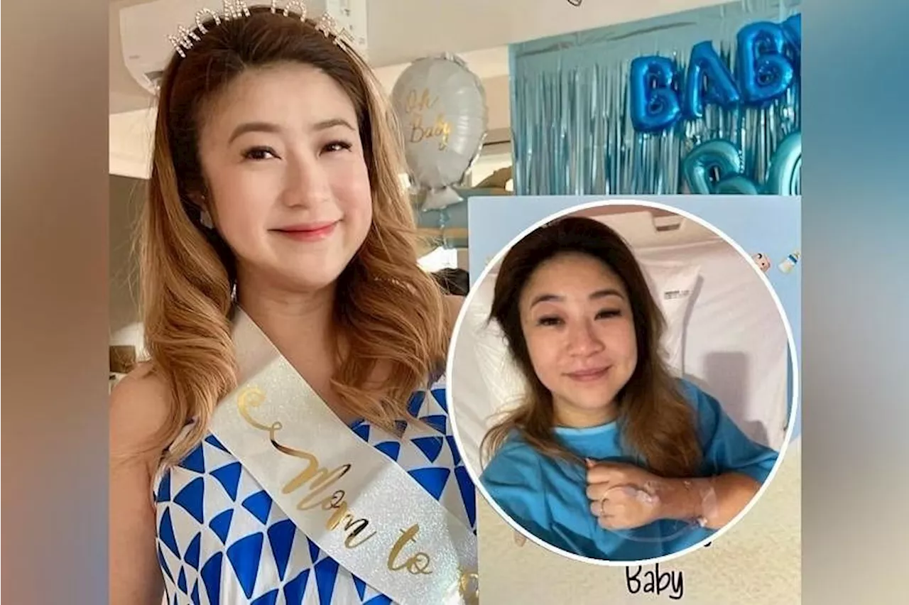 Pregnant ex-singer Stella Ng hospitalised with severe gastroenteritis, had mild contractions