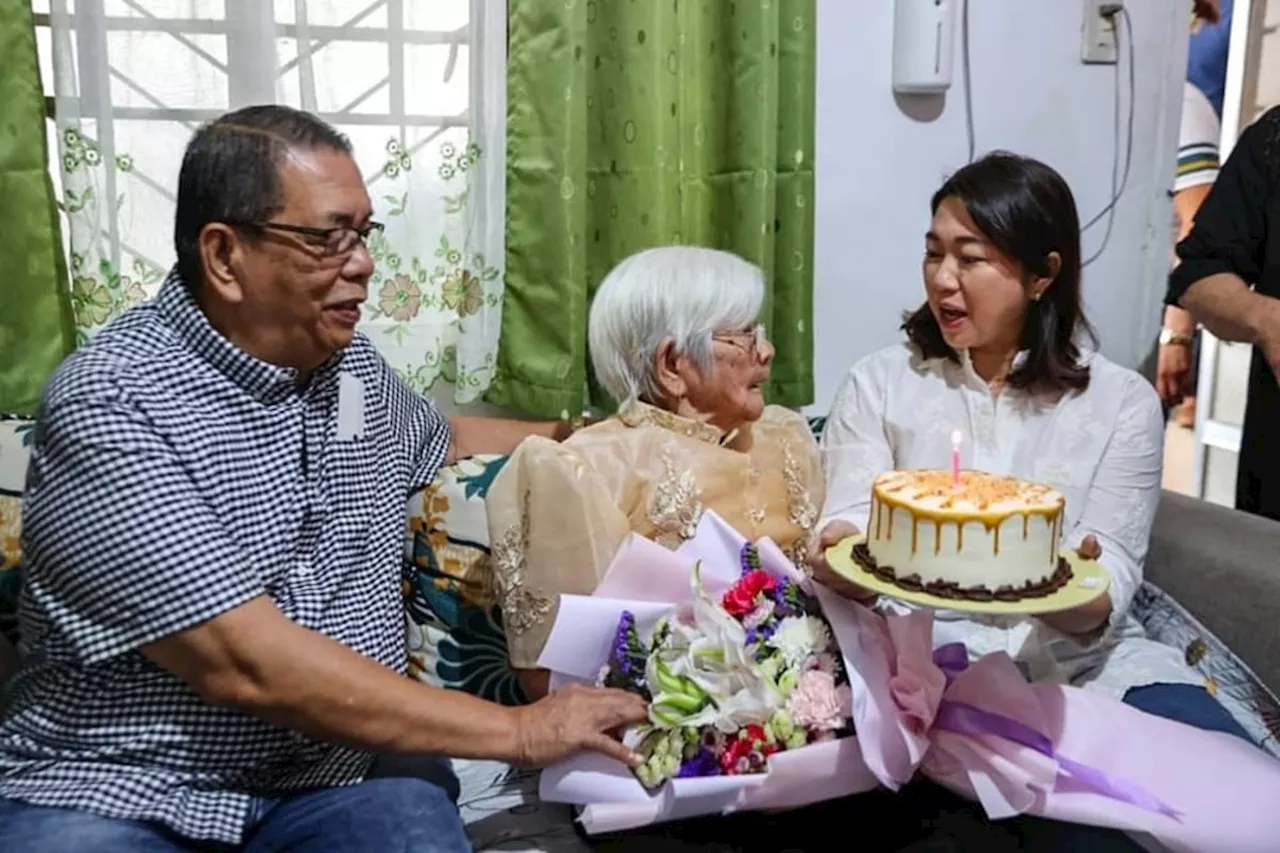 3 centenarians get P100,000 cash gift from Taguig City Government