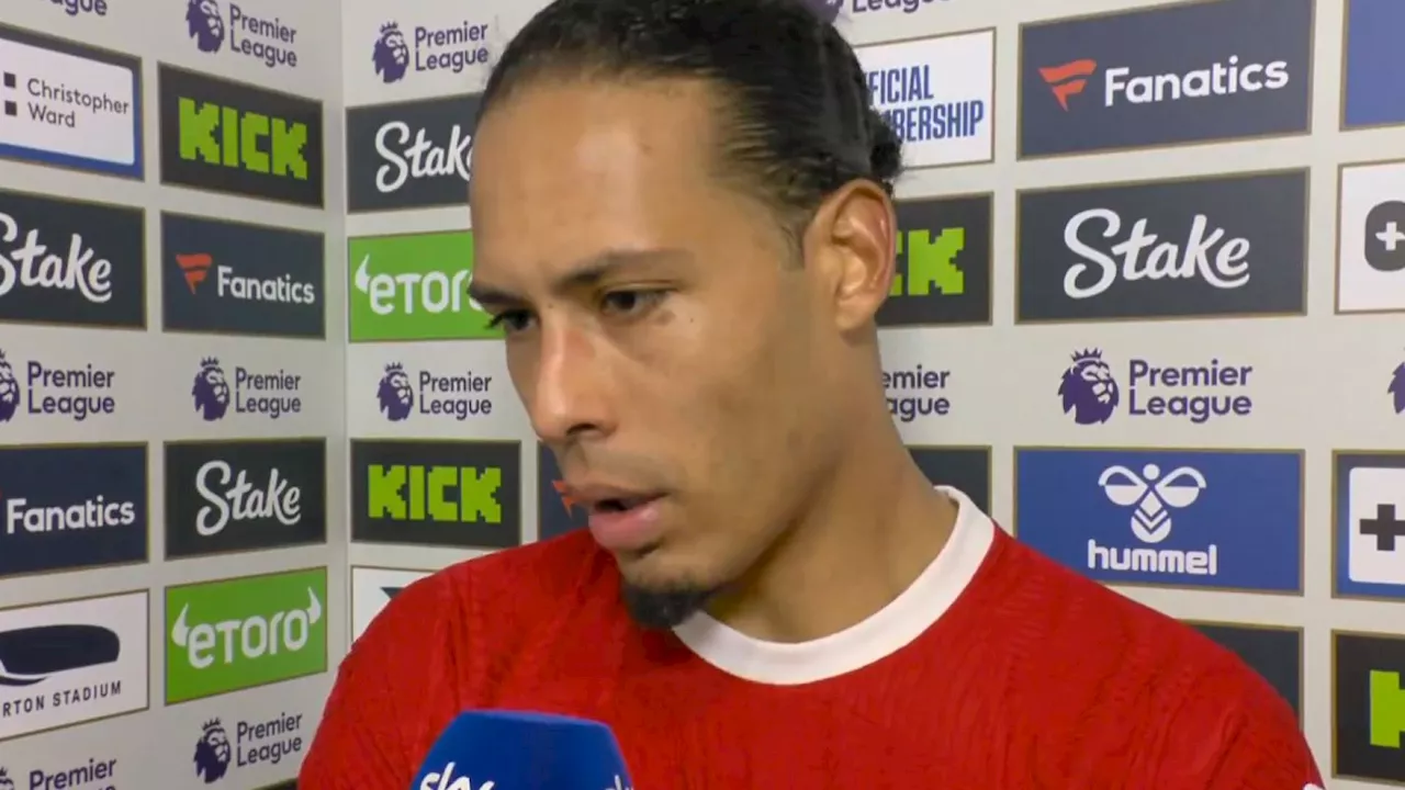 Liverpool captain Virgil van Dijk questions whether teammates want to win Premier League following Everton...