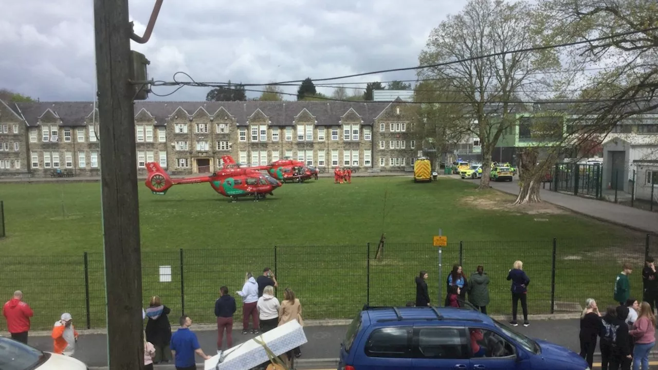 Three injured and one arrested after reports of stabbing at Ammanford school