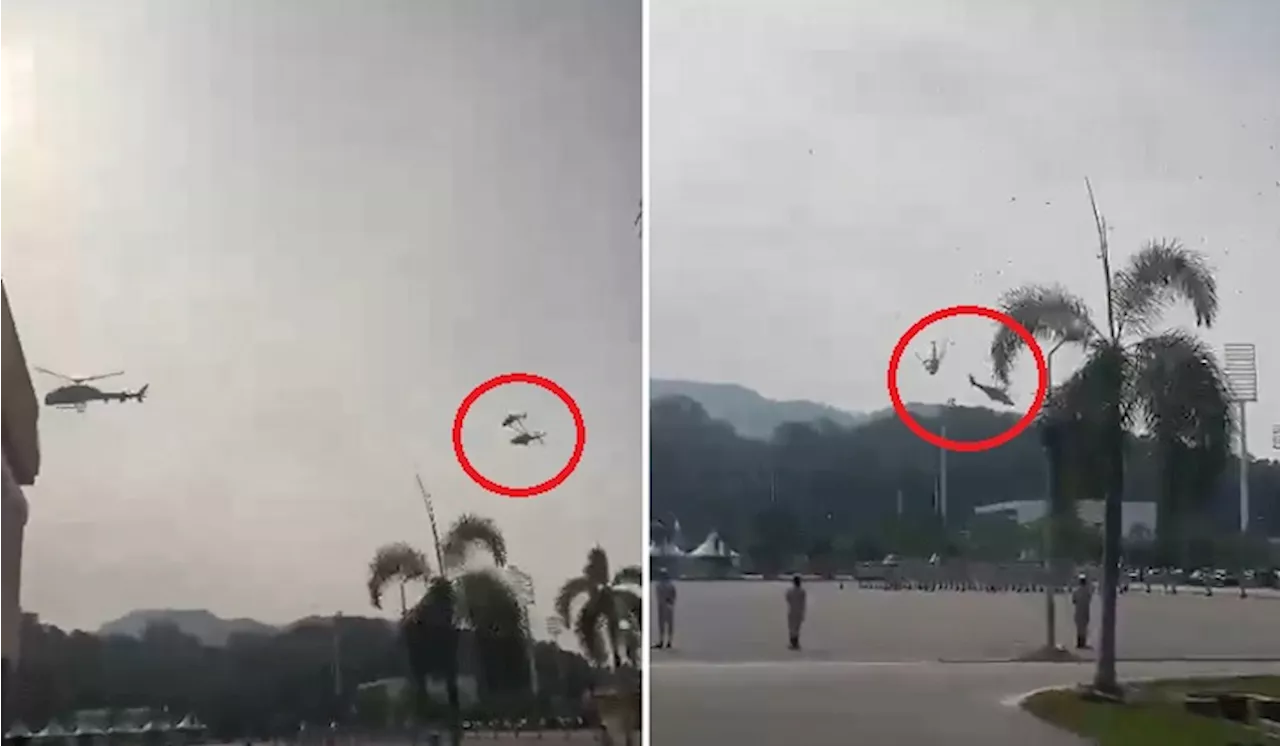 Two Helicopters Crash In Lumut, RMN Confirms No Survivors