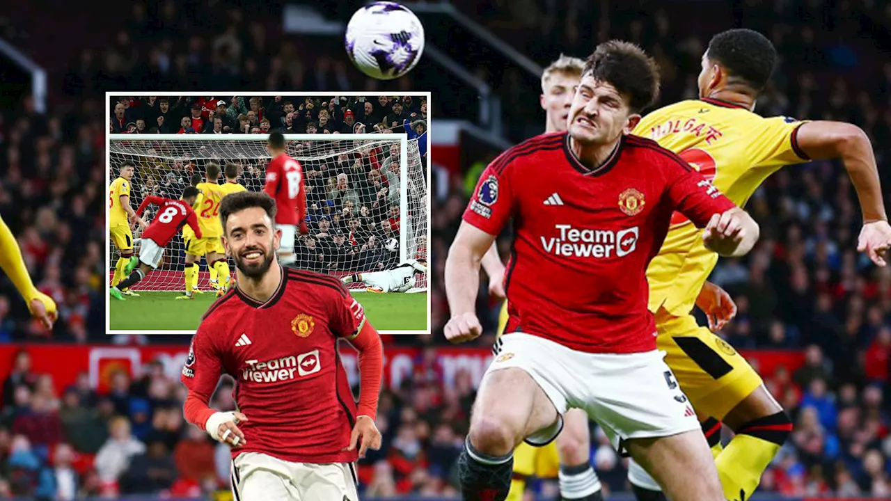 Man Utd 4 Sheff Utd 2: Captain Fernandes scores twice as Utd come from behind to ease pressure on Ten Hag...