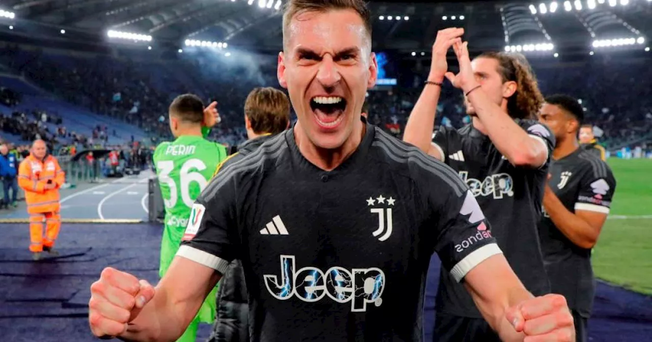 Milik fires Juventus into Italian Cup final