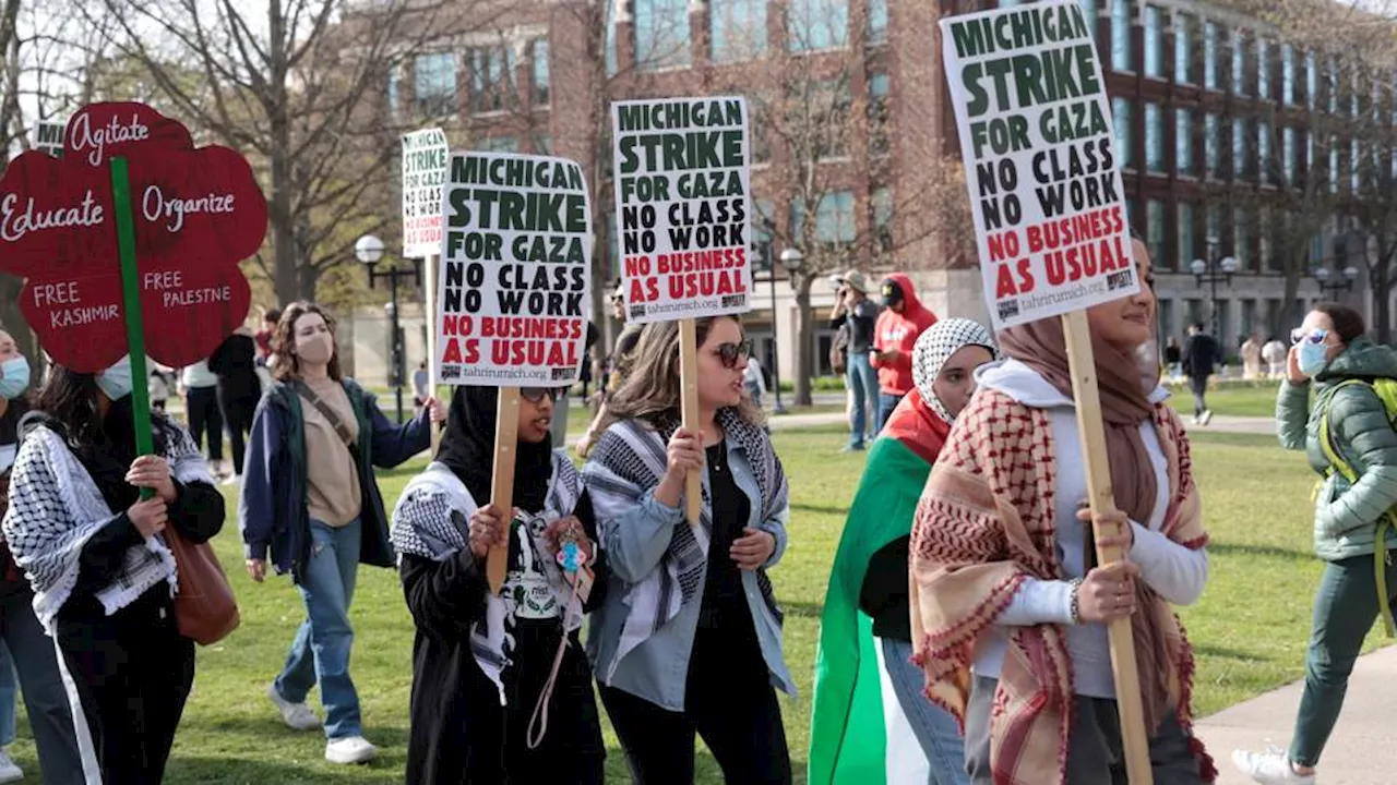 In pictures: Pro-Palestine rallies make waves across US universities