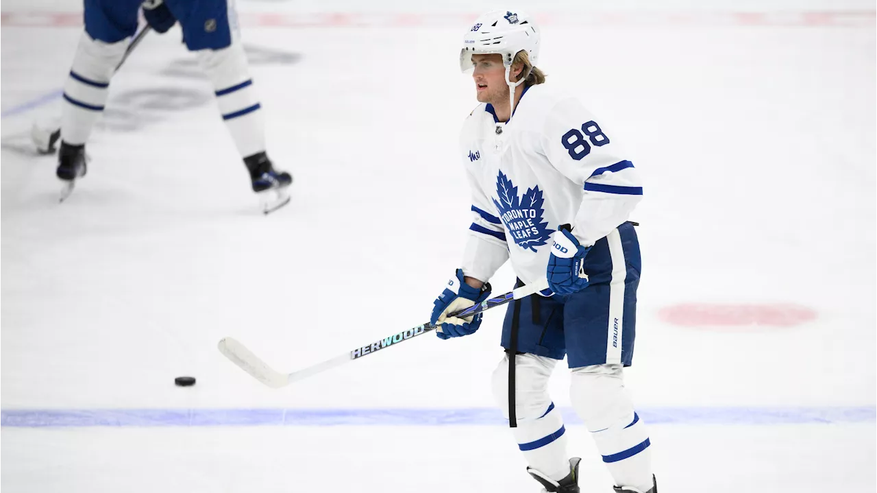 Nylander on ice for Leafs' morning skate ahead of Game 3