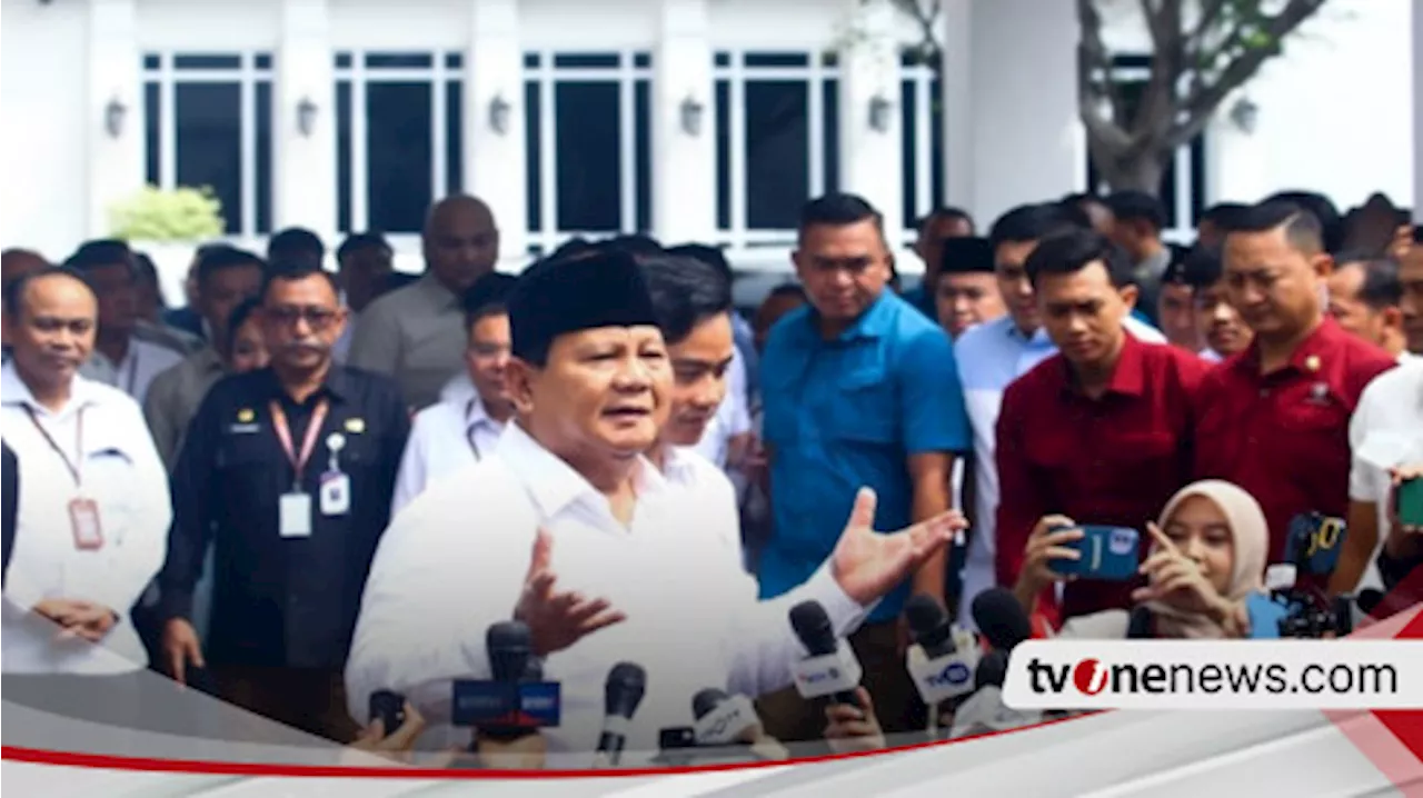 Prabowo Ucapkan Permohonan Maaf Usai Jadi Capres Terpilih