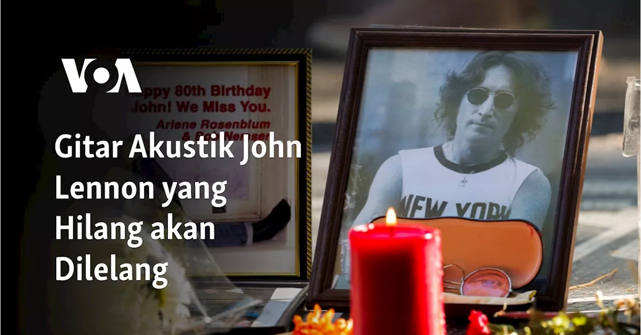 Gitar Akustik John Lennon yang Hilang akan Dilelang