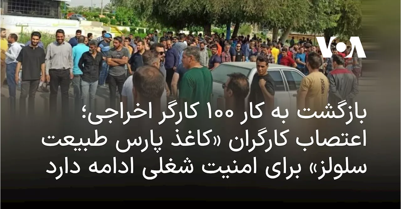 اعتصاب کارگران «کاغذ پارس طبیعت سلولز» ادامه دارد؛ بازگشت به کار ۱۰۰ کارگر اخراجی